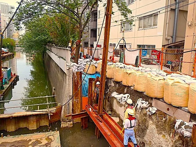 目黒川整備工事（その40）